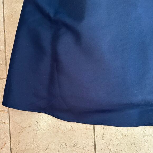 Chi Chi London 4 Blue Midi Skater Dress Tutu Gown Prom Formal Special Ocassion - Picture 10 of 12